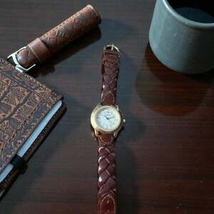 Wristwatch Guess Vintage Designer Gold Tone Working